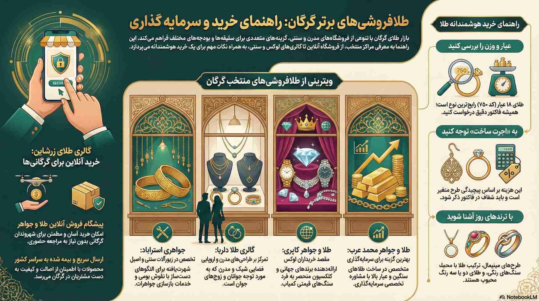 راهنمای خرید طلا در گرگان